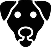 Ilustración de vector de perro en un fondo. Símbolos de calidad premium. Iconos vectoriales para concepto y diseño gráfico.