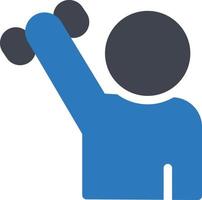 dumbbell exercise vector illustration on a background.Premium quality symbols.vector icons for concept and graphic design.