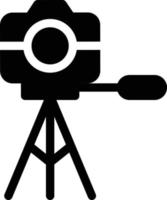 camera tripod stand vector illustration on a background.Premium quality symbols.vector icons for concept and graphic design.