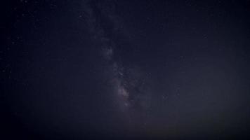 8K Milky Way Stars In Night Sky video