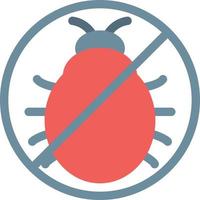 stop bug vector illustration on a background.Premium quality symbols.vector icons for concept and graphic design.