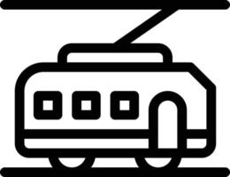 ilustración de vector de transporte público en un fondo. símbolos de calidad premium. iconos vectoriales para concepto y diseño gráfico.