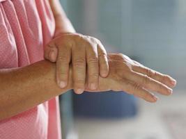 woman holding hands rare disorder body immune system attacks nerves, Guillan Barre Syndrome, Vaccine covid-19 coronavirus Treatment photo