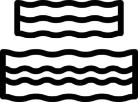 bacon vector illustration on a background.Premium quality symbols.vector icons for concept and graphic design.