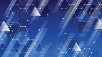 Geometric Background with Technology Concept vector