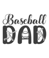 Baseball  t shirt design. vector