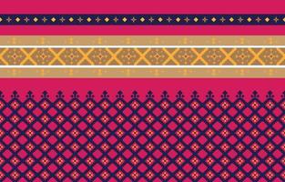 Abstract geometric and tribal patterns, usage design local fabric patterns, Design inspired by indigenous tribes. geometric Vector illustration