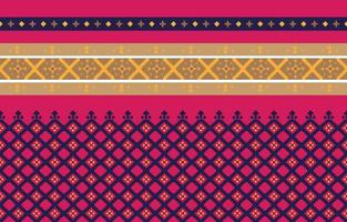 Abstract geometric and tribal patterns, usage design local fabric patterns, Design inspired by indigenous tribes. geometric Vector illustration