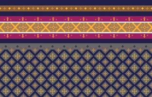 Abstract geometric and tribal patterns, usage design local fabric patterns, Design inspired by indigenous tribes. geometric Vector illustration