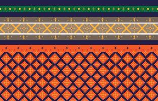 Abstract geometric and tribal patterns, usage design local fabric patterns, Design inspired by indigenous tribes. geometric Vector illustration