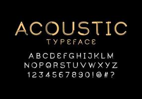 Thin brush stroke style modern font. Vector fonts for typography, titles, logos and more