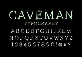 Ancient style abstract font. Vector fonts for typography, titles, logos and more