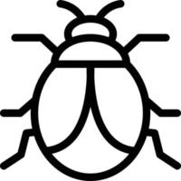 bug vector illustration on a background.Premium quality symbols.vector icons for concept and graphic design.