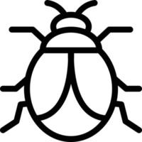 bug vector illustration on a background.Premium quality symbols.vector icons for concept and graphic design.