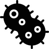 ilustración vectorial de bacterias en un fondo. símbolos de calidad premium. iconos vectoriales para concepto y diseño gráfico. vector