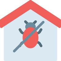 no bug vector illustration on a background.Premium quality symbols.vector icons for concept and graphic design.