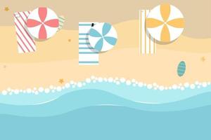 Summer Beach Background vector