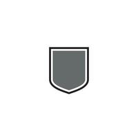 a simple Shield logo or icon design vector