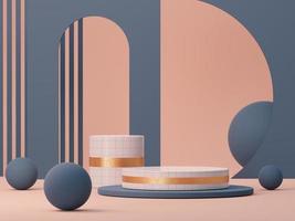 Premium Product Photography Background Platform 3d rendering photo