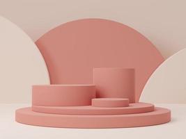 Premium Product Photography Background Platform 3d rendering photo