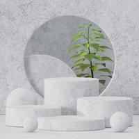 Premium High Quality  Cosmetic Product Photography Platform Background 3d render photo