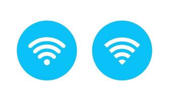 Wifi icon set collection. Wireless network sign symbol vector