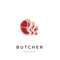 Meat cut vector illustration logo