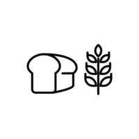 Illustration Vector Graphic of Bread Icon