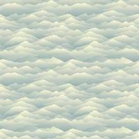 Abstract wave seamless pattern. Mountain skyline background. Landscape tile texture vector