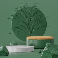 Premium High Quality  Cosmetic Product Photography Platform Background 3d render photo