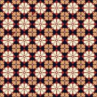 patrón abstracto sin fisuras. ornamento floral telón de fondo geométrico artístico en estilo árabe oriental con motivos árabes, turcos e indios. ideal para telas y textiles, diseño de fondo de papel tapiz vector