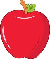 ilustración vectorial de imágenes prediseñadas de manzana
