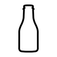 ilustración vectorial gráfico del icono de la botella de leche vector