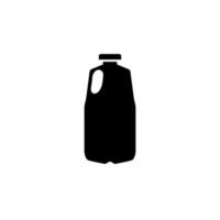 ilustración vectorial gráfico del icono de la botella de leche vector