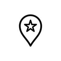 Illustration Vector Graphic of Pin Location Icon