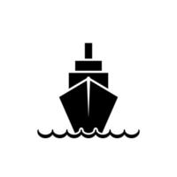 ilustración vectorial gráfico del icono de la nave vector