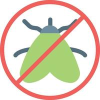 detener la ilustración de vector de insectos en un fondo. símbolos de calidad premium. iconos vectoriales para concepto y diseño gráfico.