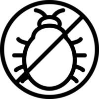 stop bug vector illustration on a background.Premium quality symbols.vector icons for concept and graphic design.