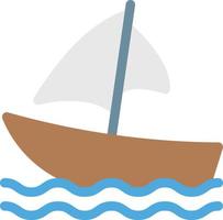 ilustración de vector de barco en un fondo. símbolos de calidad premium. iconos vectoriales para concepto y diseño gráfico.