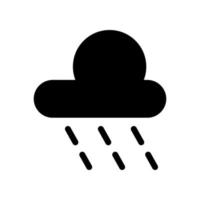 ilustración vectorial gráfico del icono de la lluvia vector