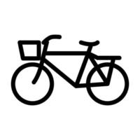 ilustración vectorial gráfico del icono de la bicicleta vector