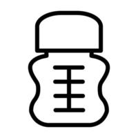 Illustration Vector Graphic of Milk Bottle Icon