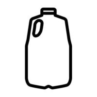 ilustración vectorial gráfico del icono de la botella de leche vector