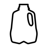 ilustración vectorial gráfico del icono de la botella de leche vector