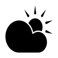 Illustration Vector Graphic of Partly Cloudy Icon