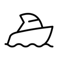 Illustration Vector Graphic of Yacht Icon