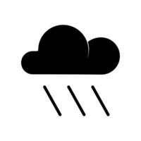 ilustración vectorial gráfico del icono de la lluvia vector