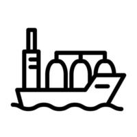 ilustración vectorial gráfico del icono de la nave vector