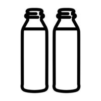 ilustración vectorial gráfico del icono de la botella de leche vector