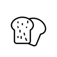 Illustration Vector Graphic of Bread Icon